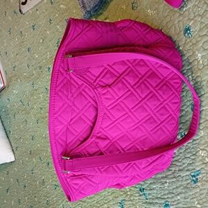 Vera Bradley Fuchsia Quilted Tote ONLY